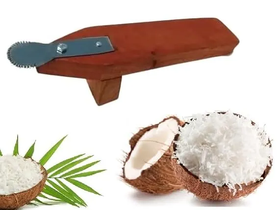 Manual Coconut Scraper Coconut graters for Kitchen Length 12 inch
